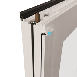 <p>As part of french door configurations, an <strong>astragal</strong> is integrated into the unit to assist with sealing the door system for better protection from the elements.</p>